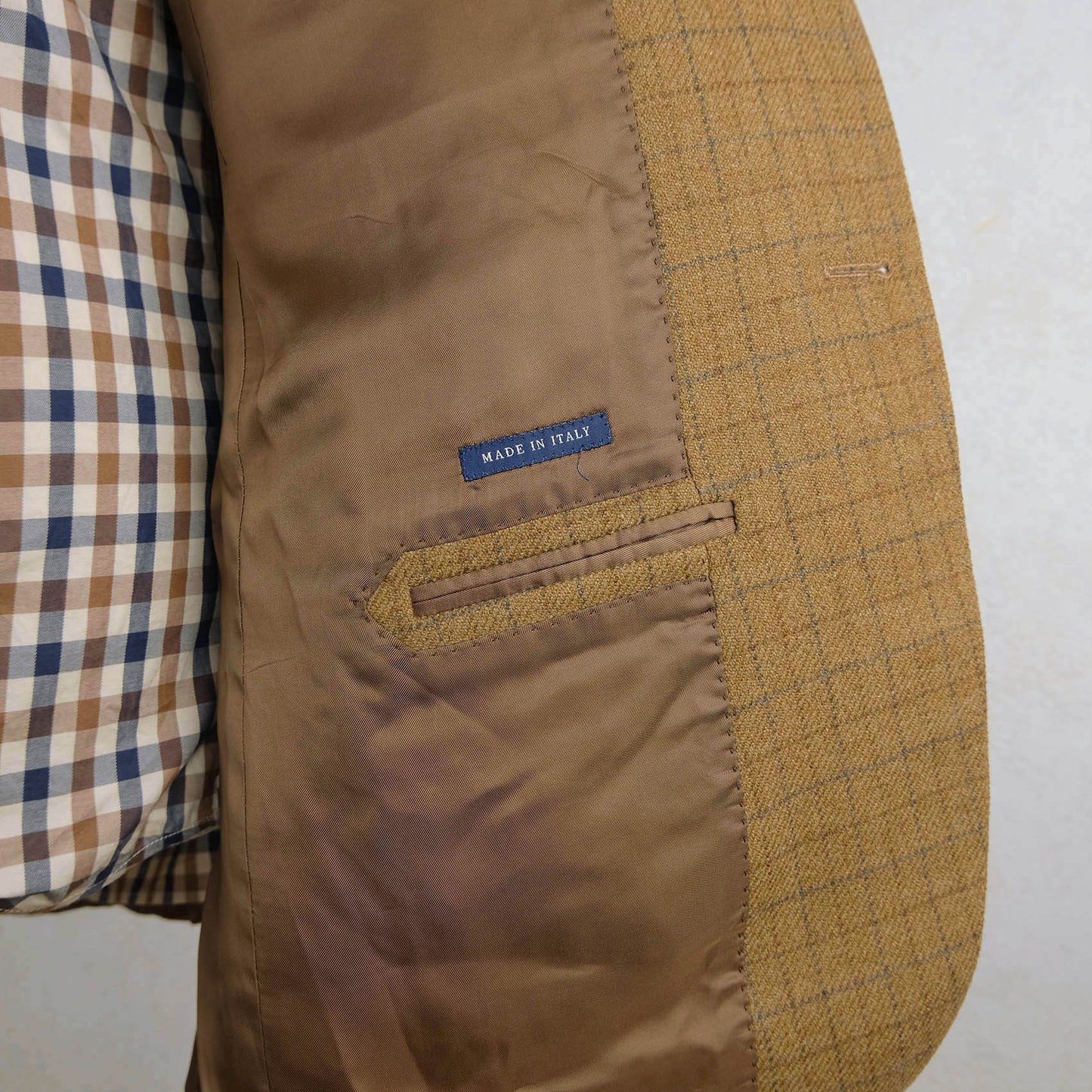 Polo Ralph Lauren, blue cotton stripe jacket, size 52EU, slim