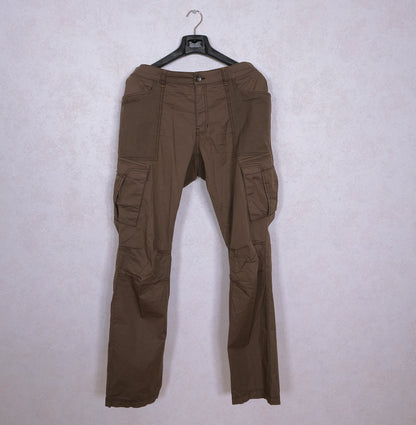 Schöffel, brown hiking trousers, size 38'', cotton