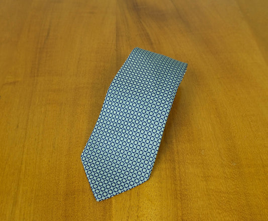 Ermenegildo Zegna, sini-vihreä solmio, silkkimateriaali