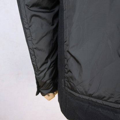 Moncler, Black Down Jacket, Size 46UK, Woolen Fabric 