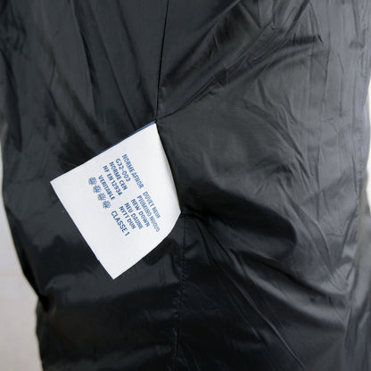 Moncler, Black Down Jacket, Size 46UK, Woolen Fabric 
