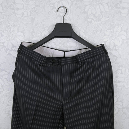 Raffaele Caruso, dark suit, size 44UK, pinstripe