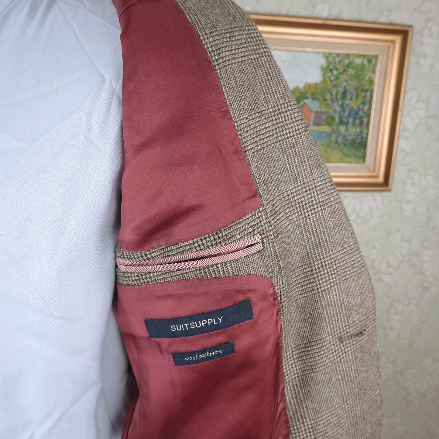 Suitsupply, brown sports jacket, size 50L EU