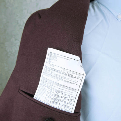 Suitsupply, tummanpunainen irtotakki, koko 50, komia väri