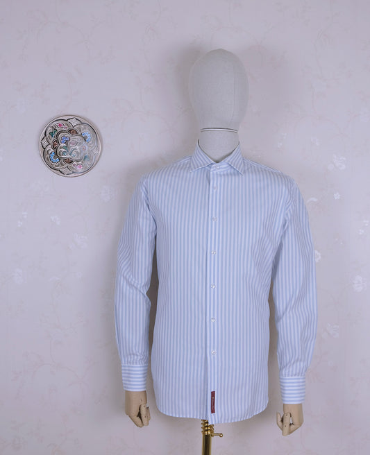 Eton, blue formal collar shirt, size 45