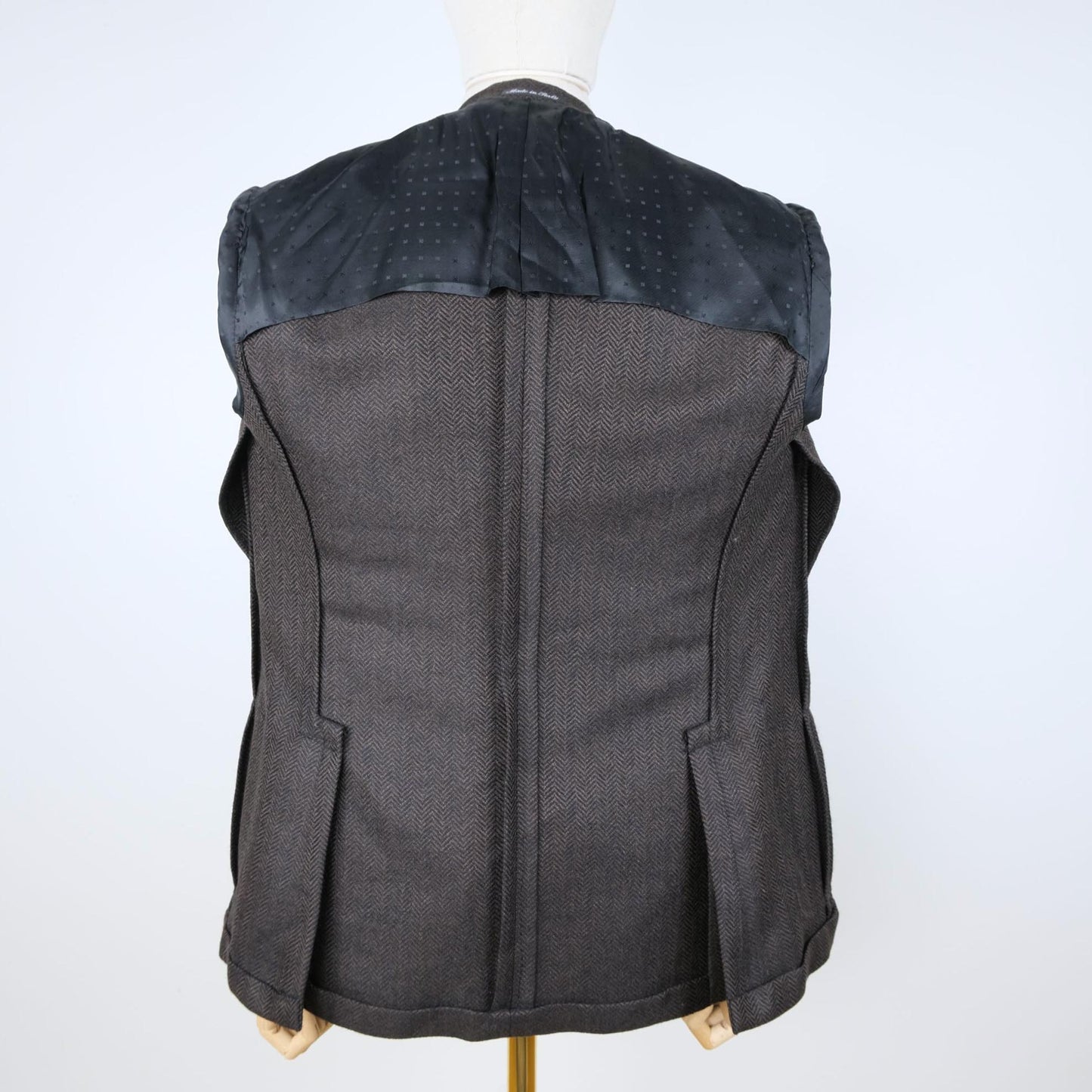 Pal Zileri, ruskea tweed-takki, koko 48