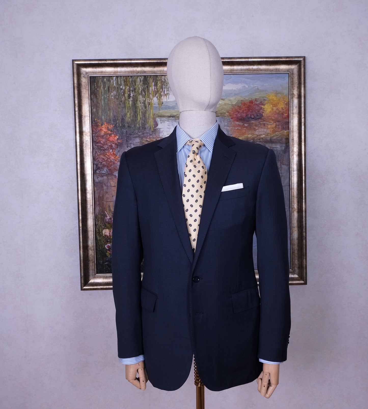 Ralph Lauren Black Label, tumma puku, koko 50, harvinainen, pesetetty