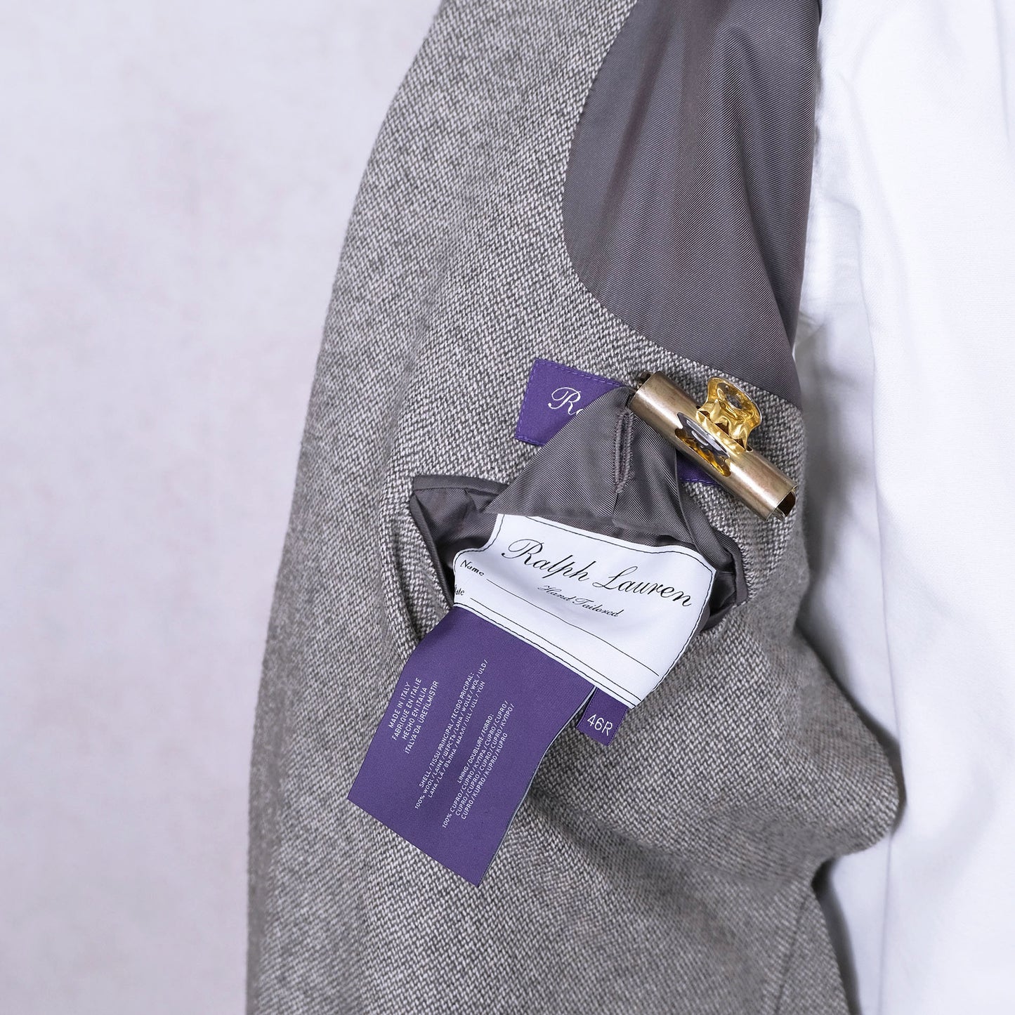 Ralph Lauren Purple Label, grey-beige sports jacket, size 44UK, rare model