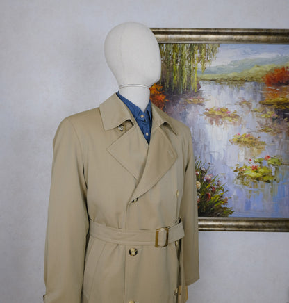 Regent Handtailored, trench coat, size 46UK, wool raincoat