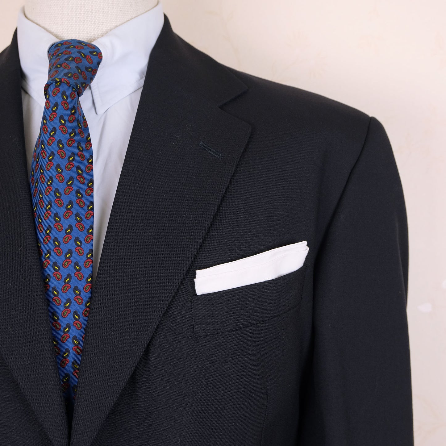 Paul and Shark, dark business suit, size 46UK, cotton