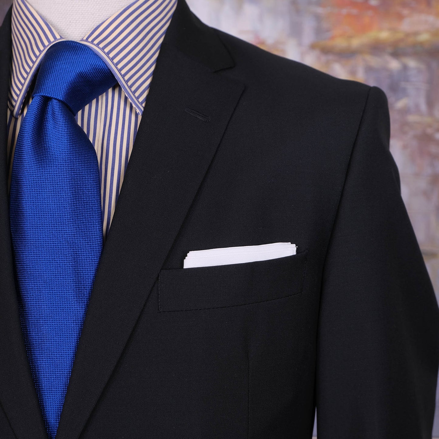 Sand, musta puku, koko 48, mohairkangas