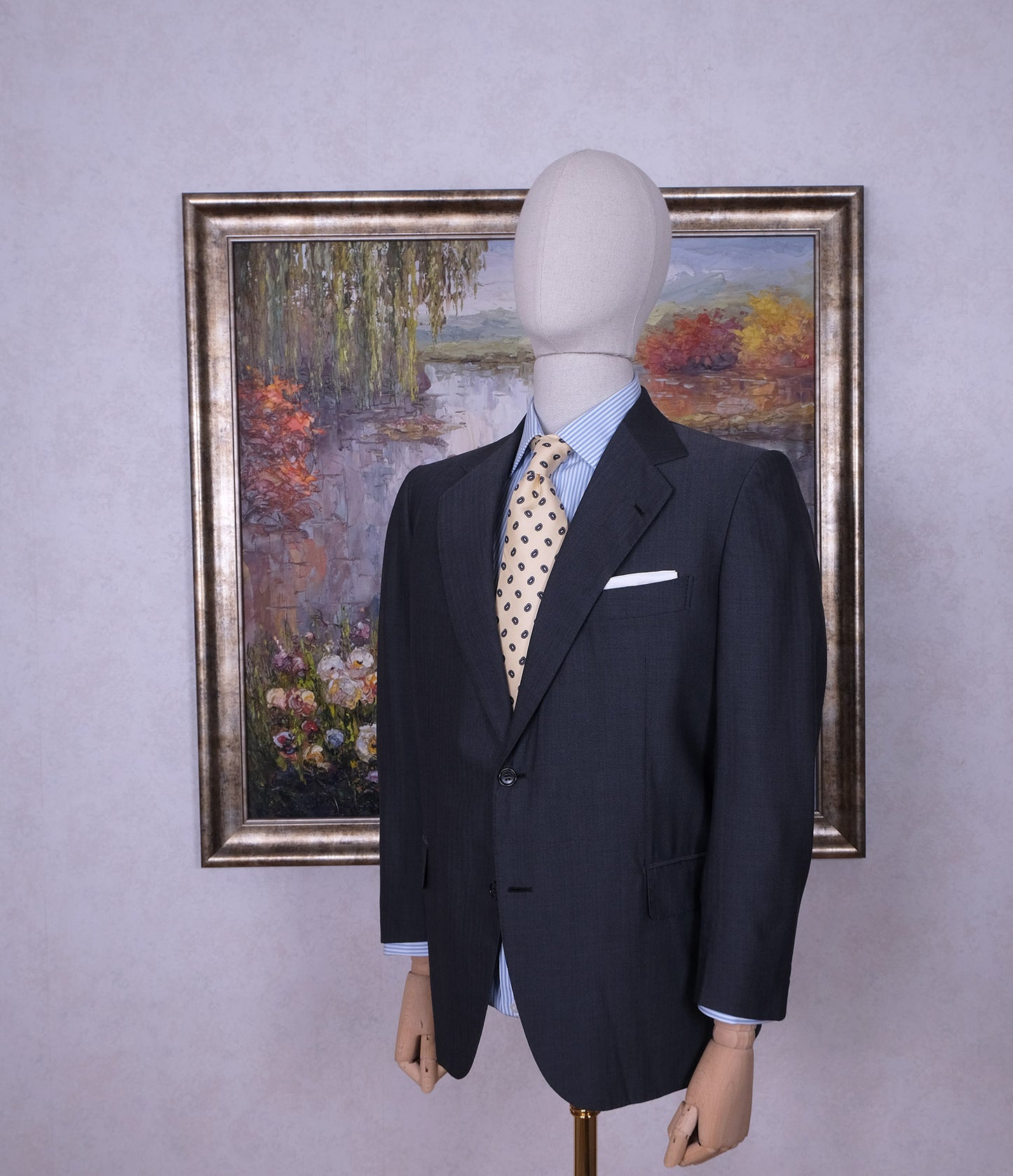 Sartoria Fratelli Concolato, räätälin tekemä irtotakki, koko 50, vatsakas