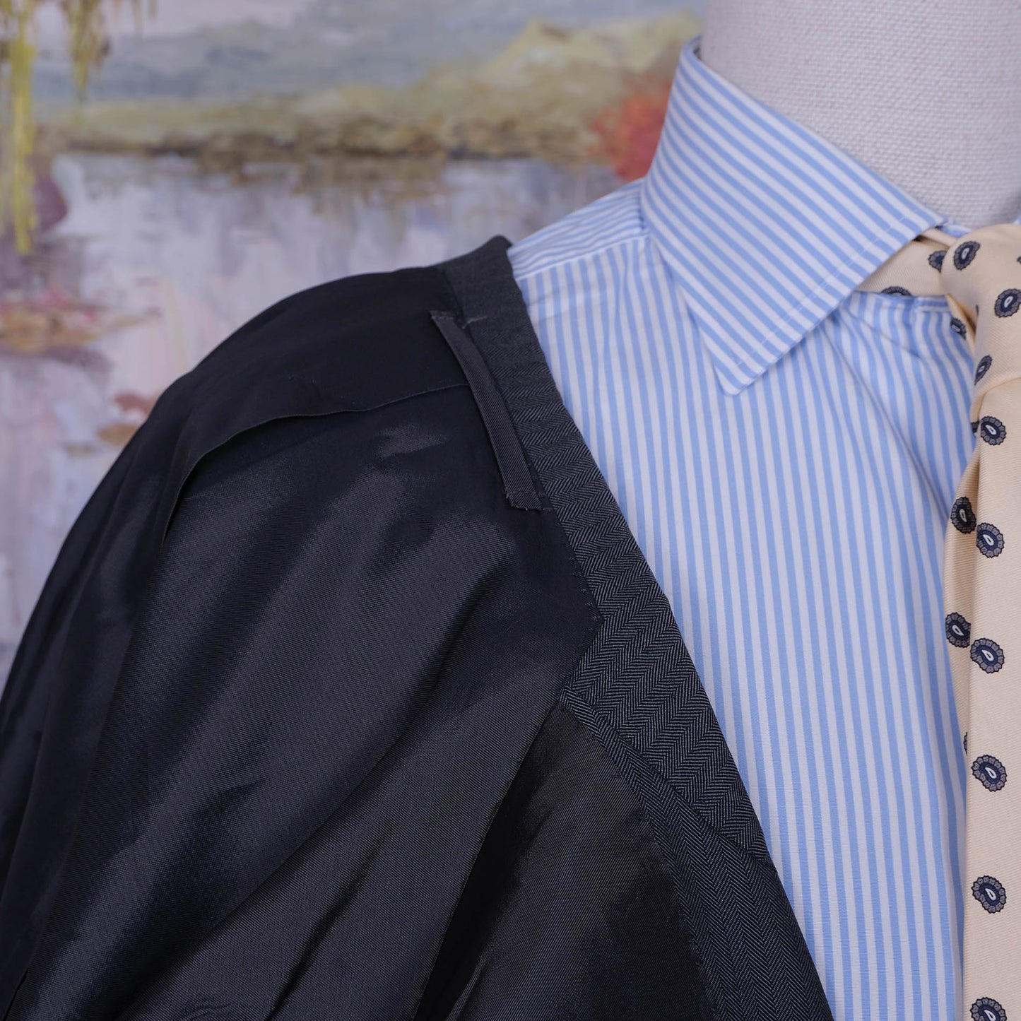 Sartoria Fratelli Concolato, räätälin tekemä irtotakki, koko 50, vatsakas