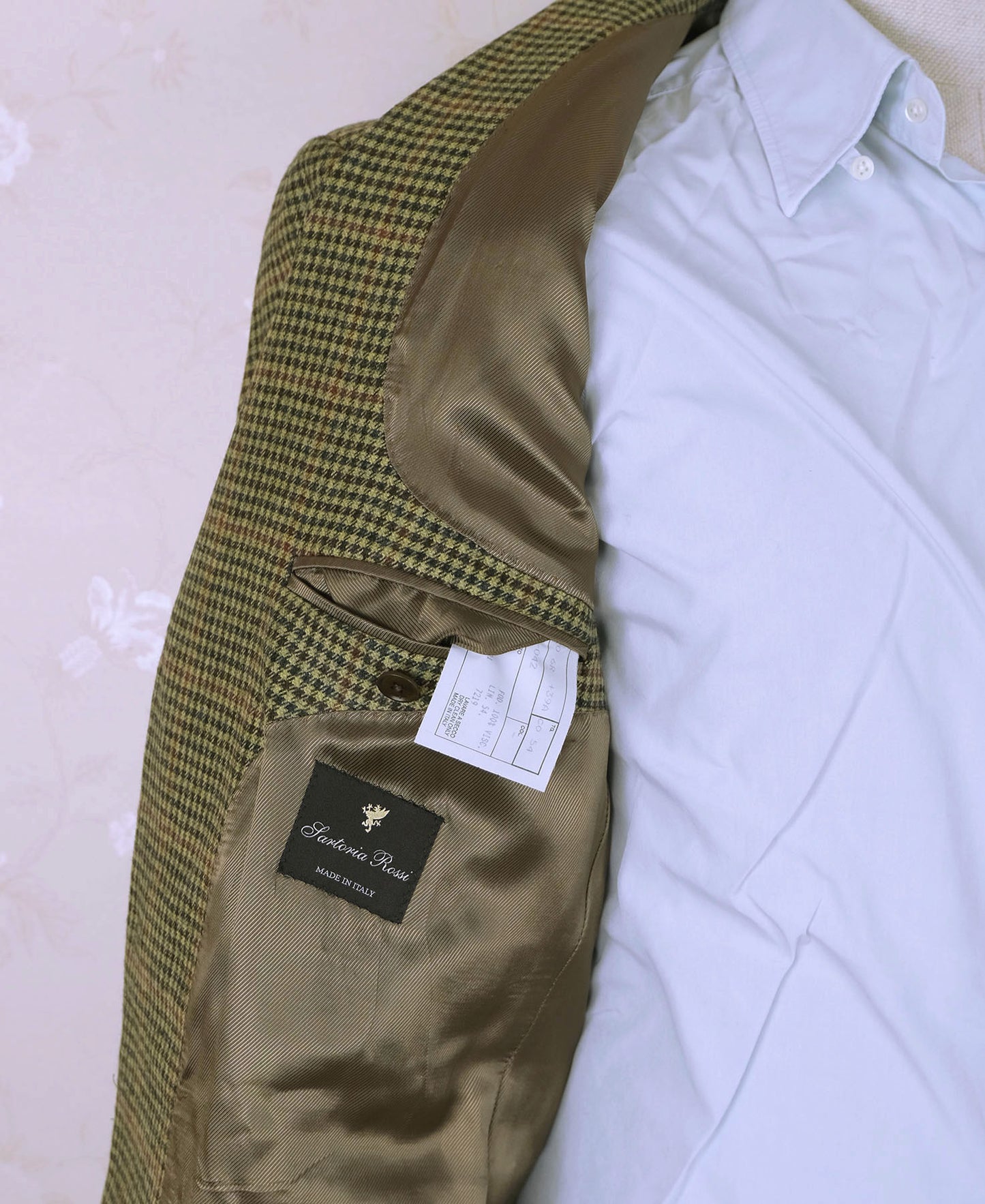 Sartoria Rossi, vaalea irtotakki, koko 54, kuin uusi