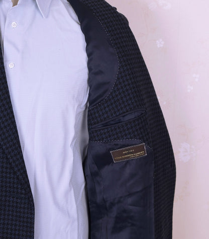 Sartoria Rossi, blue wool coat, size 48EU