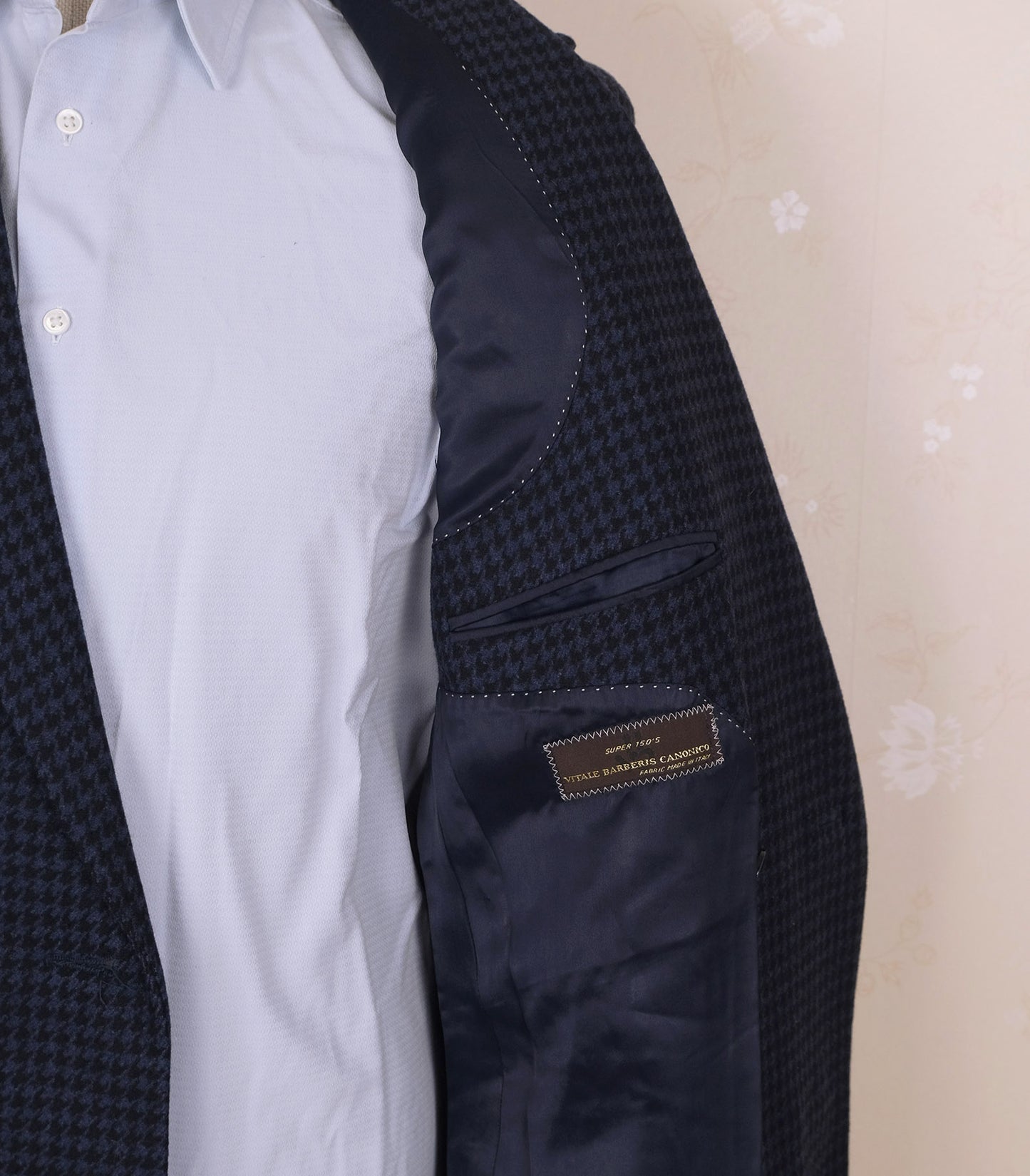 Sartoria Rossi, blue wool ulster coat, size 38UK