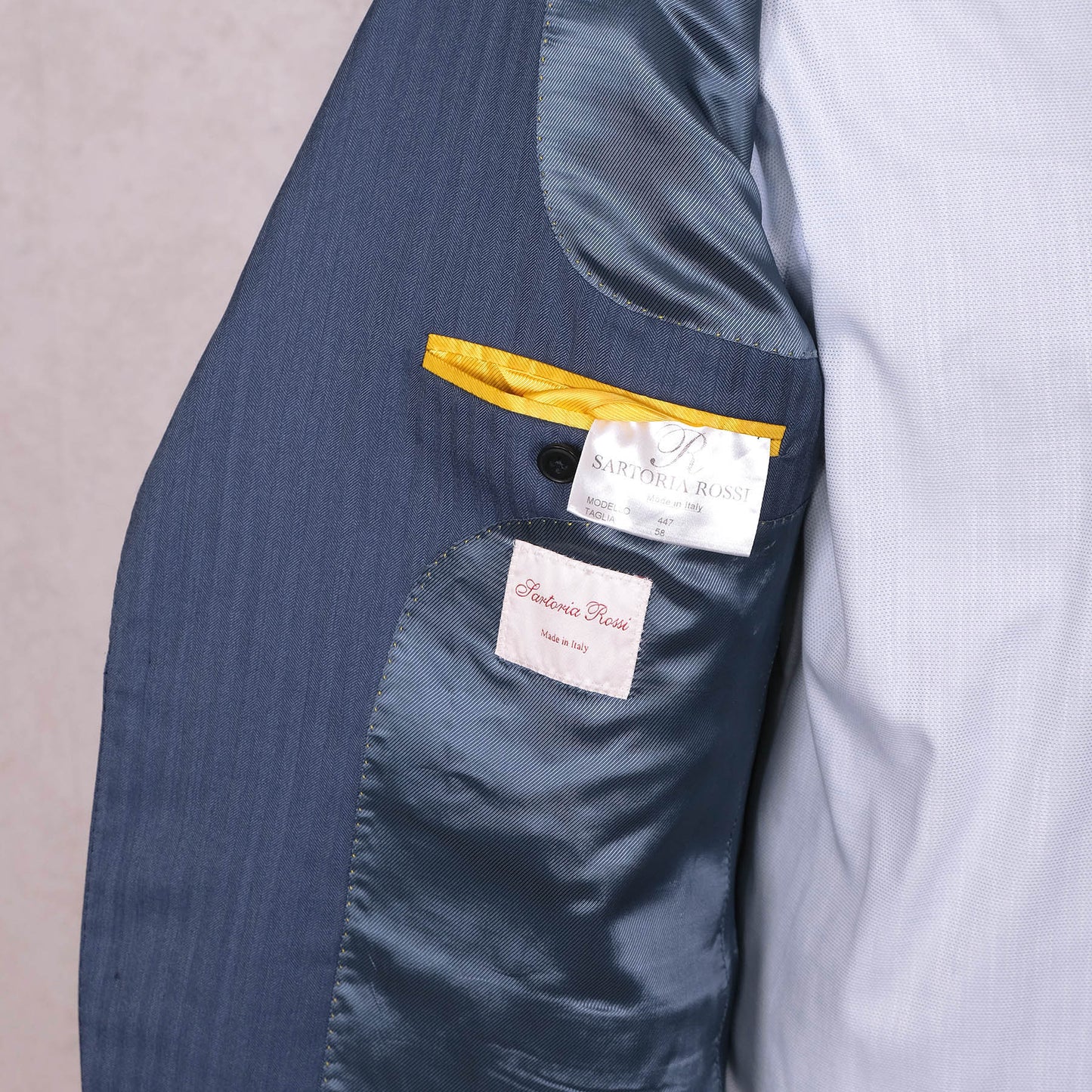 Sartoria Rossi, blue jacket, size 56EU, fine fabric