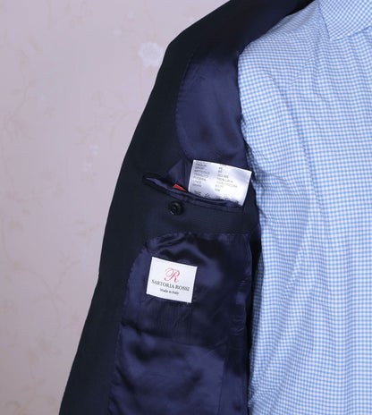 Sartoria Rossi, tumma puku, koko 46, harvinainen leikkaus