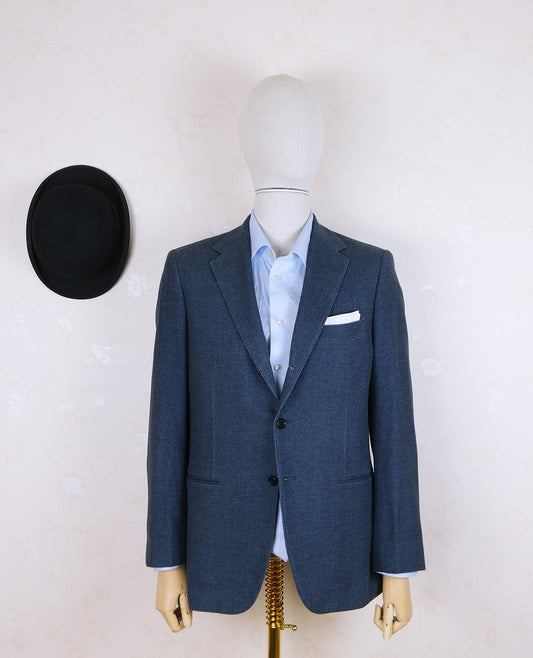 Kiton, blue hand made jacket, size 42UK