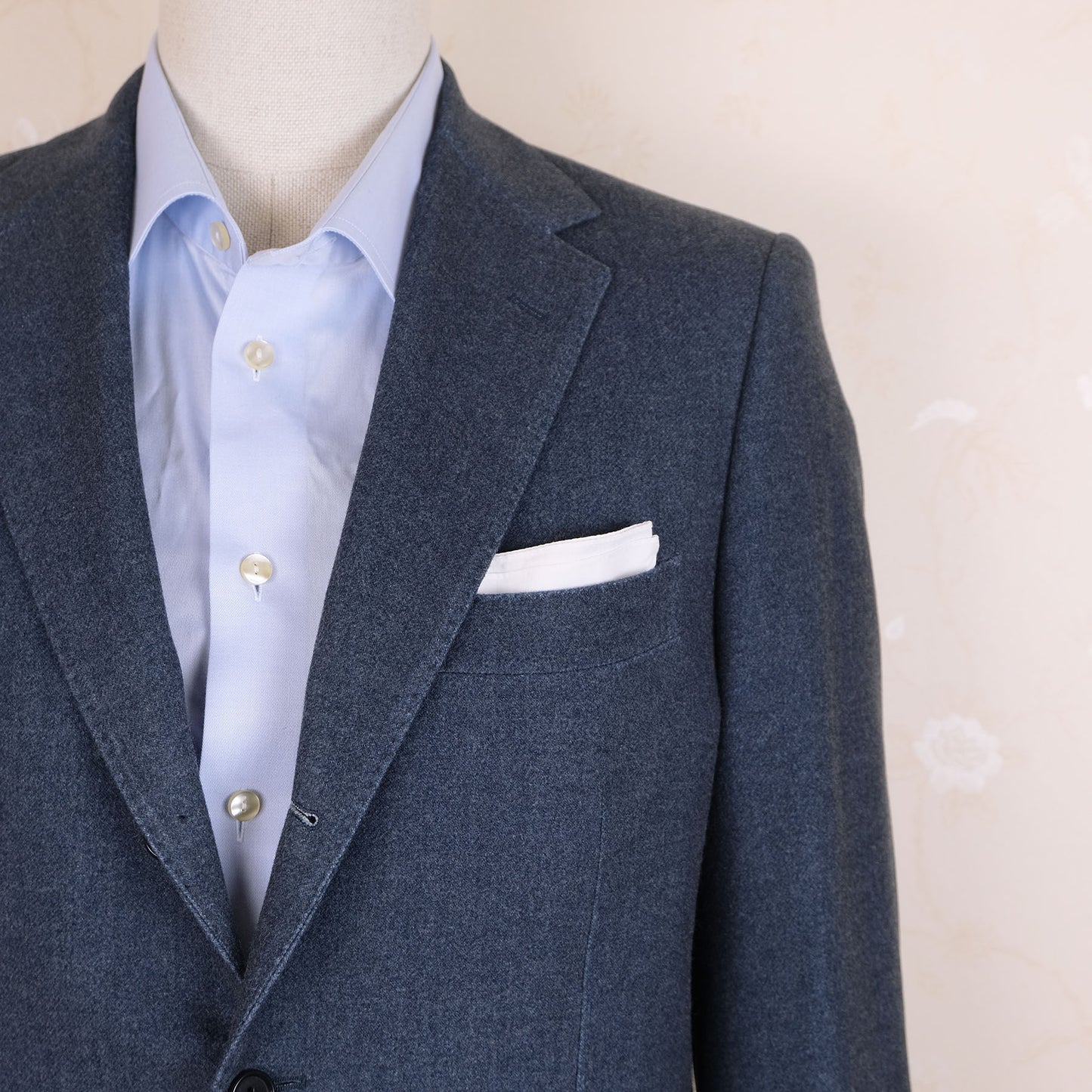 Kiton, blue hand made jacket, size 42UK