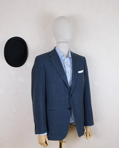 Kiton, blue hand made jacket, size 42UK