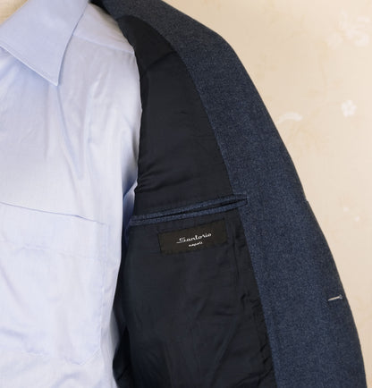 Kiton, blue hand made jacket, size 42UK