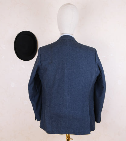 Kiton, blue hand made jacket, size 42UK