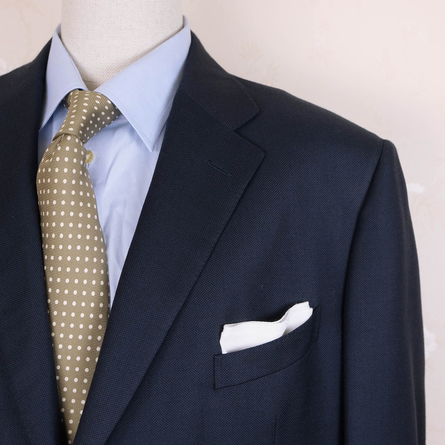Scuderi, blue check suit, size 36UK, made to measure, RRP 1450 e