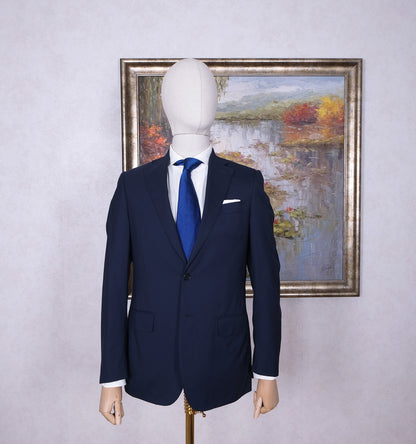 Scuderi, dark blue suit, size 38UK, light wool