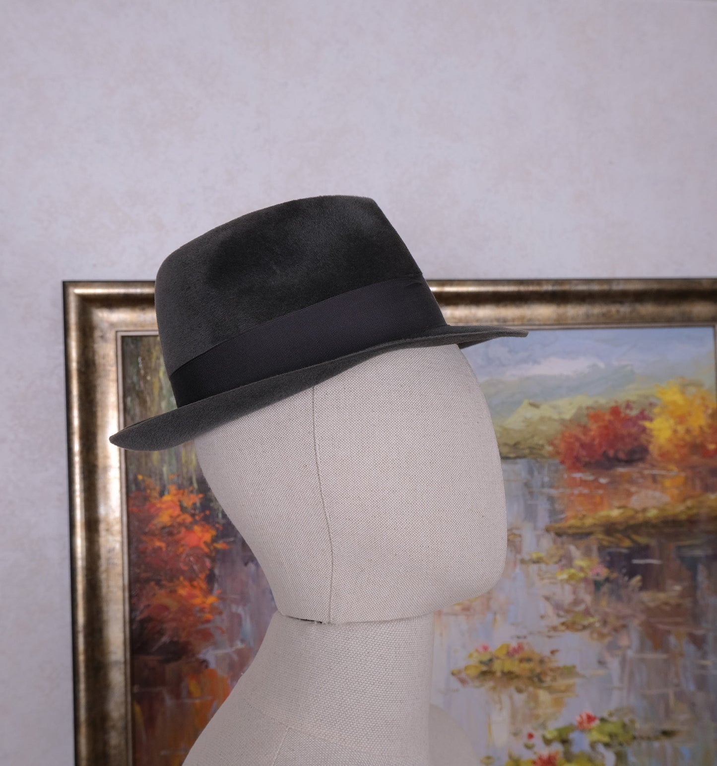 Skoczow, vaaleanharmaa lierihattu, koko 58