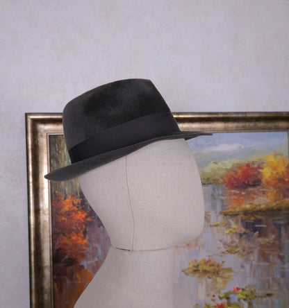 Skoczow, vaaleanharmaa lierihattu, koko 58