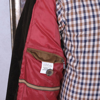 Steinbock, ruskea tikkitakki, koko XXL, villakangas