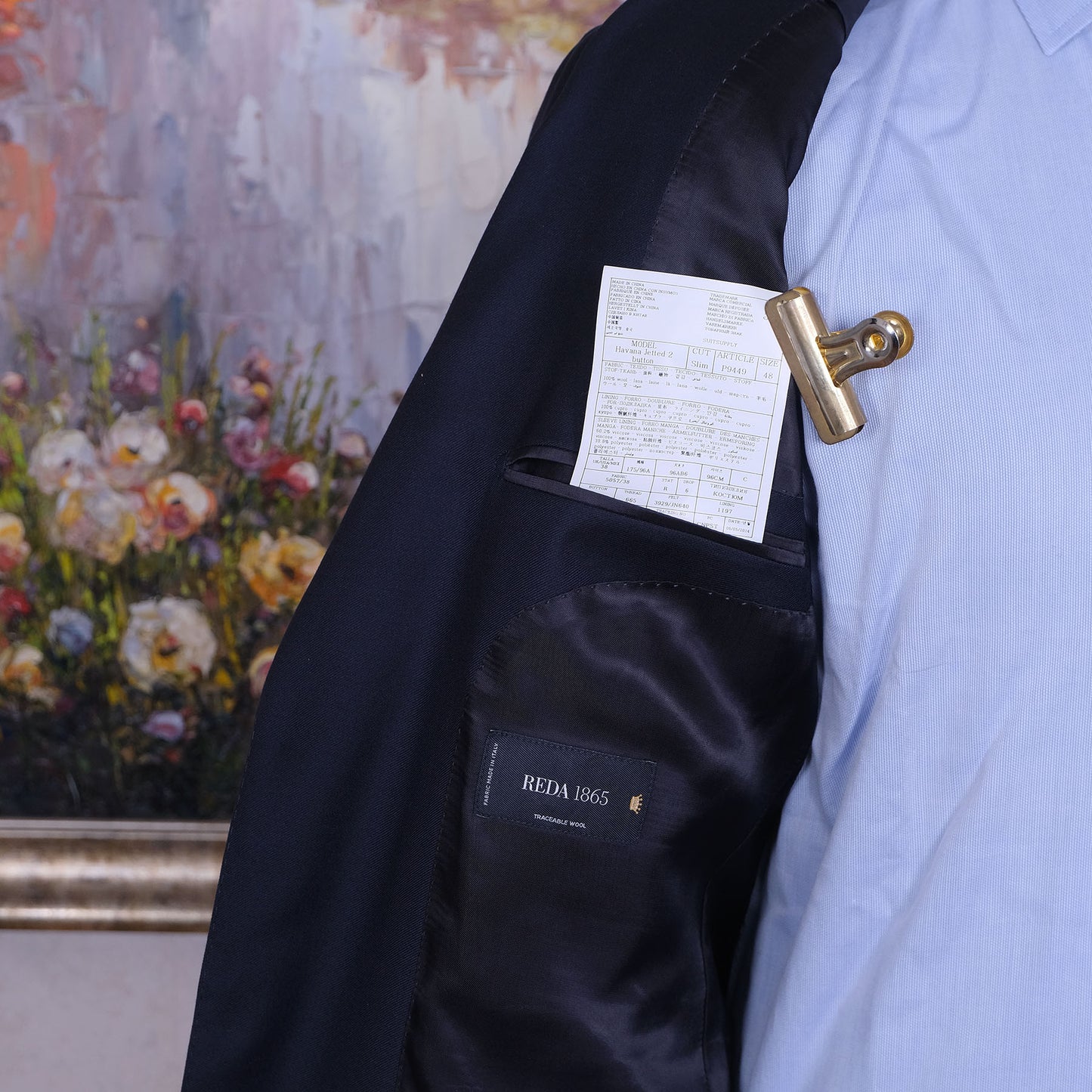 Suitsupply, tumma puku, koko 48, kuin uusi