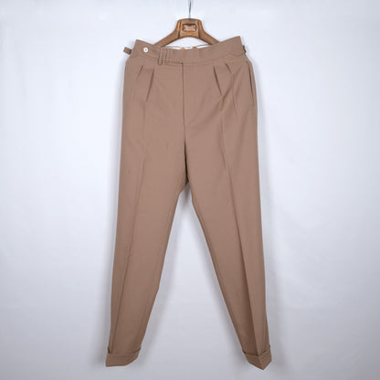 Suitsupply, vaaleat suorat housut, koko 33, mittatilaus