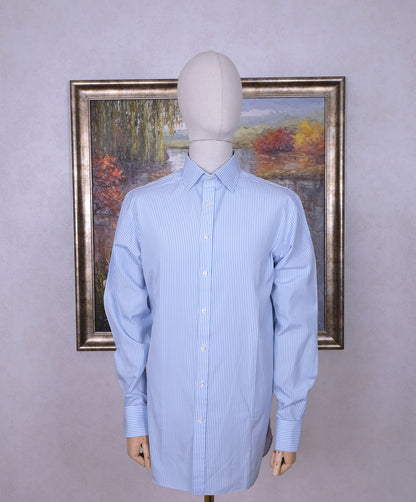 Thomas Pink, sininen pukupaita, koko 42, tehty Britanniassa