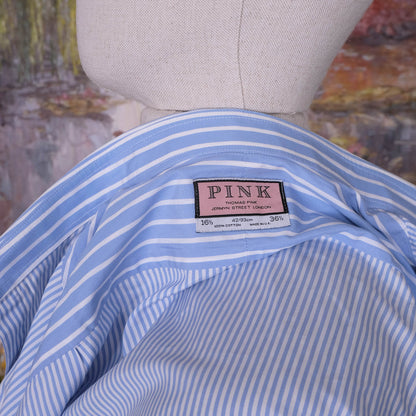 Thomas Pink, sininen pukupaita, koko 42, tehty Britanniassa