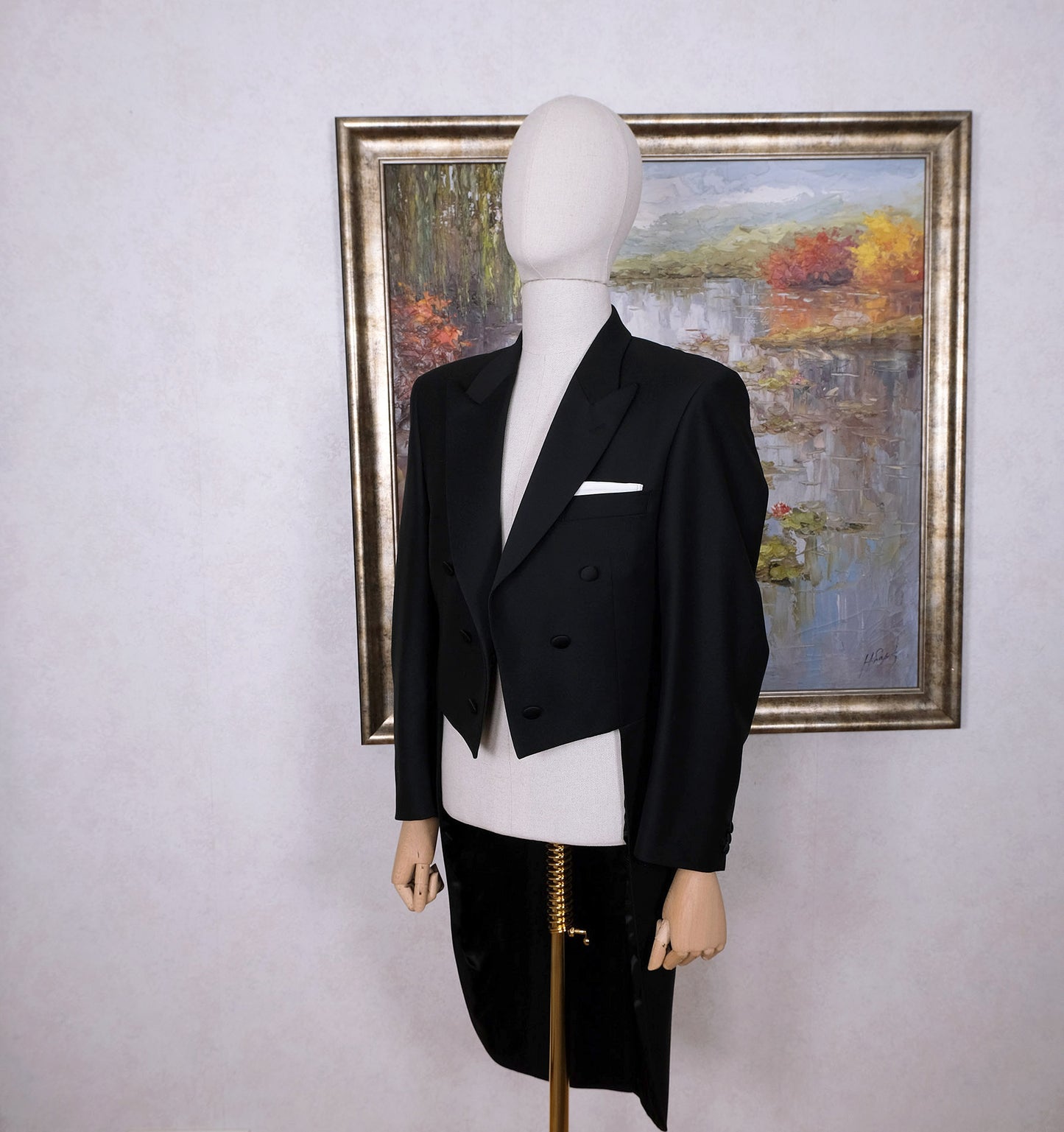 Turo Tailor, perinteinen frakki, koko 50, villakangas