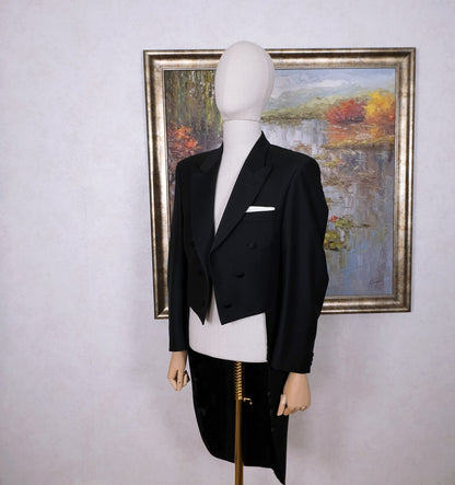 Turo Tailor, perinteinen frakki, koko 50, villakangas