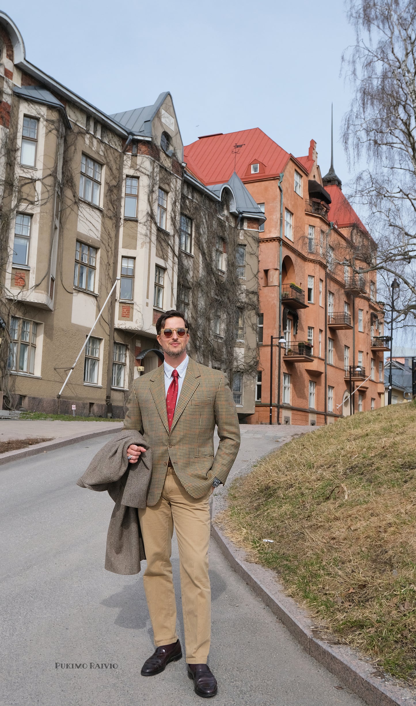 William Fioravanti, bespoke tweed jacket, size 52EU, RRP $5000