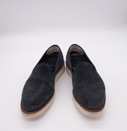 Alfred Sargent, blue suede loafers, size 42EU, thicker rubber sole