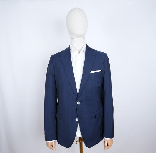 Belvest, blue blazer, size 50EU, mother-of-pearl buttons, mohair fabric