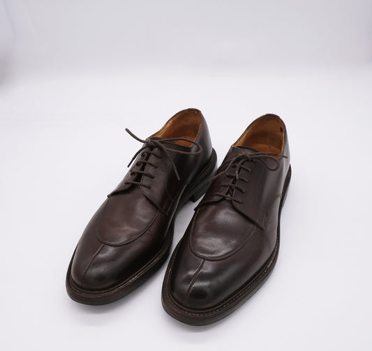 Church's Shoes, brown leather derby, size 42EU, sturdy rubber sole