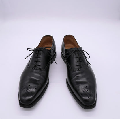 Crockett and Jones, black dress shoes, size 43EU, rubber soles
