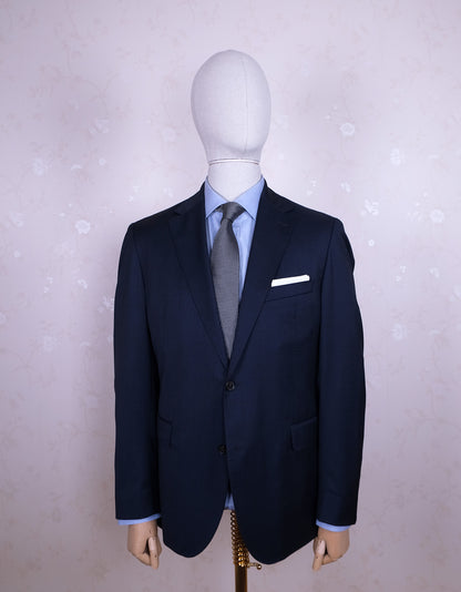 Eduard Dressler, sininen puku, koko 50, hoikka