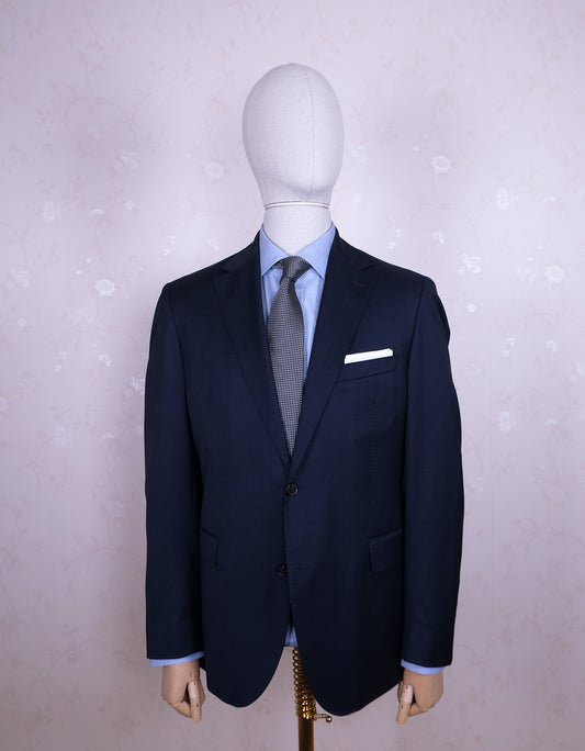 Eduard Dressler, sininen puku, koko 50, hoikka