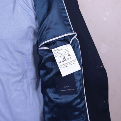 Eduard Dressler, sininen puku, koko 50, hoikka