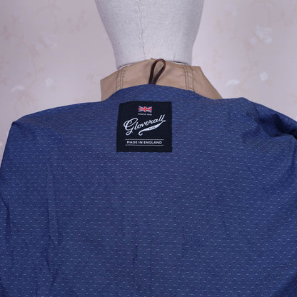 Gloverall, sininen sadetakki, koko S, tehty Englannissa