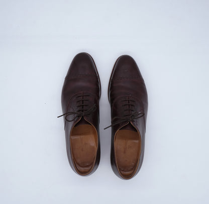 John Lobb, tummanpunaiset pukukengät, koko 42, keräilymalli