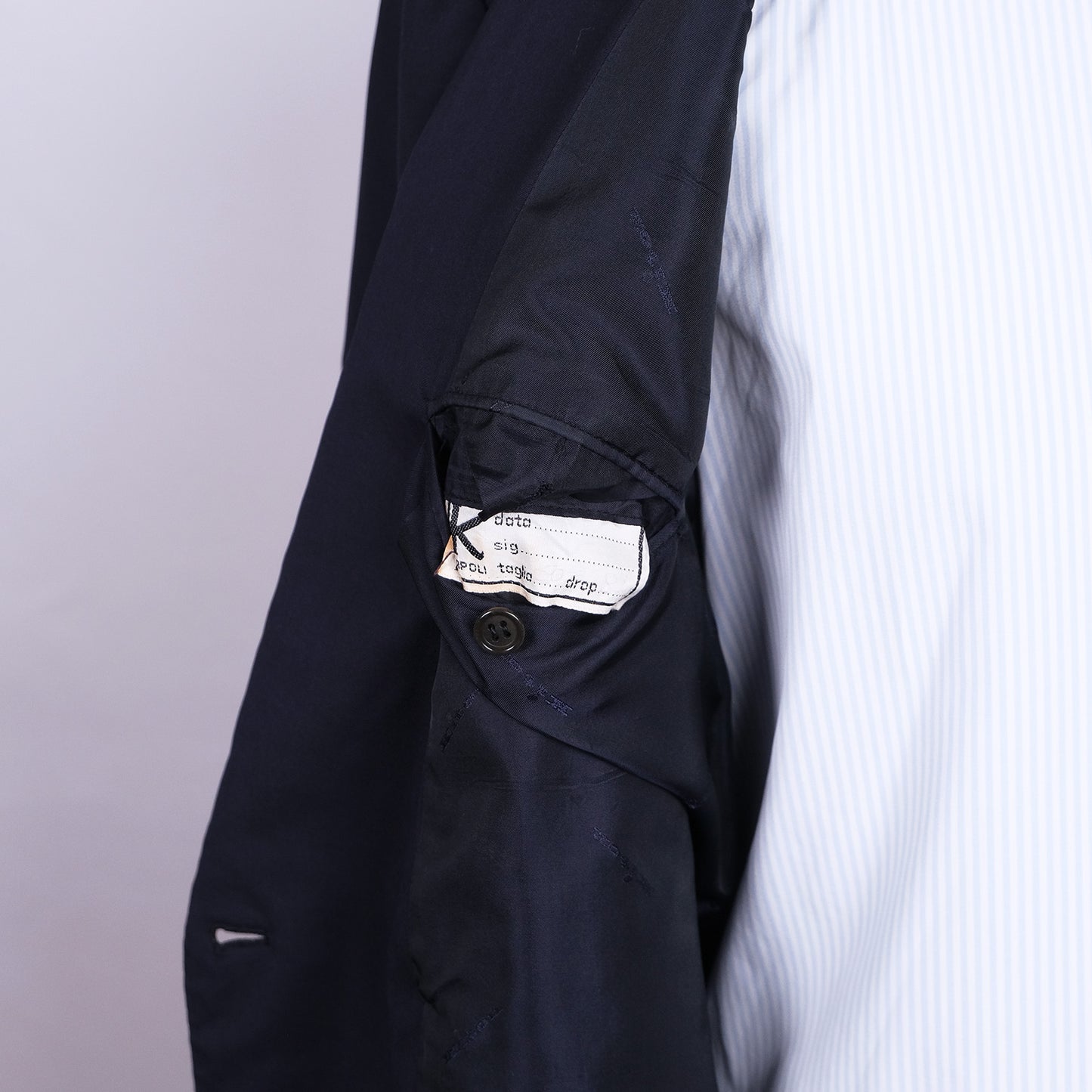 Kiton, sininen klubitakki, koko 50, käsintehty Napolissa