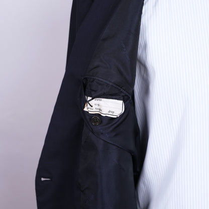 Kiton, sininen klubitakki, koko 50, käsintehty Napolissa